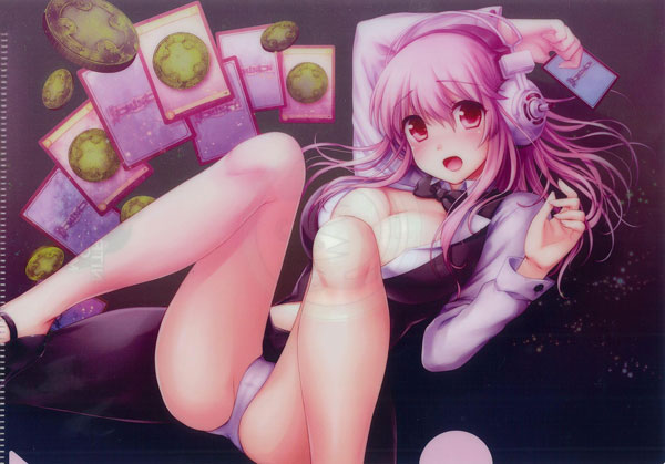 Nitroplus Card Masters - Sonico - 1/8 - Dealer Costume ver. (Amakuni, Hobby Japan)
