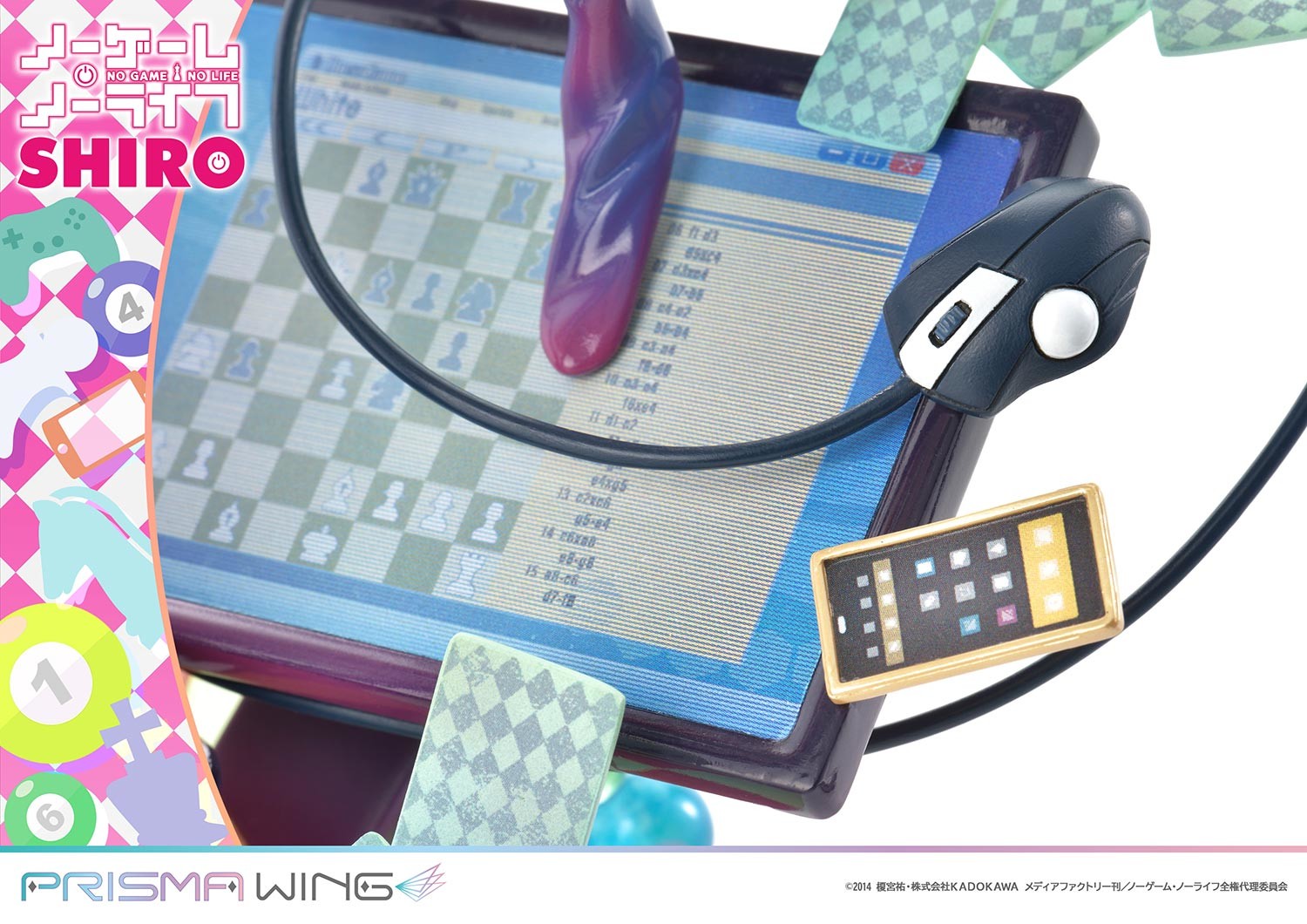 No Game No Life - Shiro - Prisma Wing  (PWNGNL-01P) - 1/7 (Prime 1 Studio) photo 11