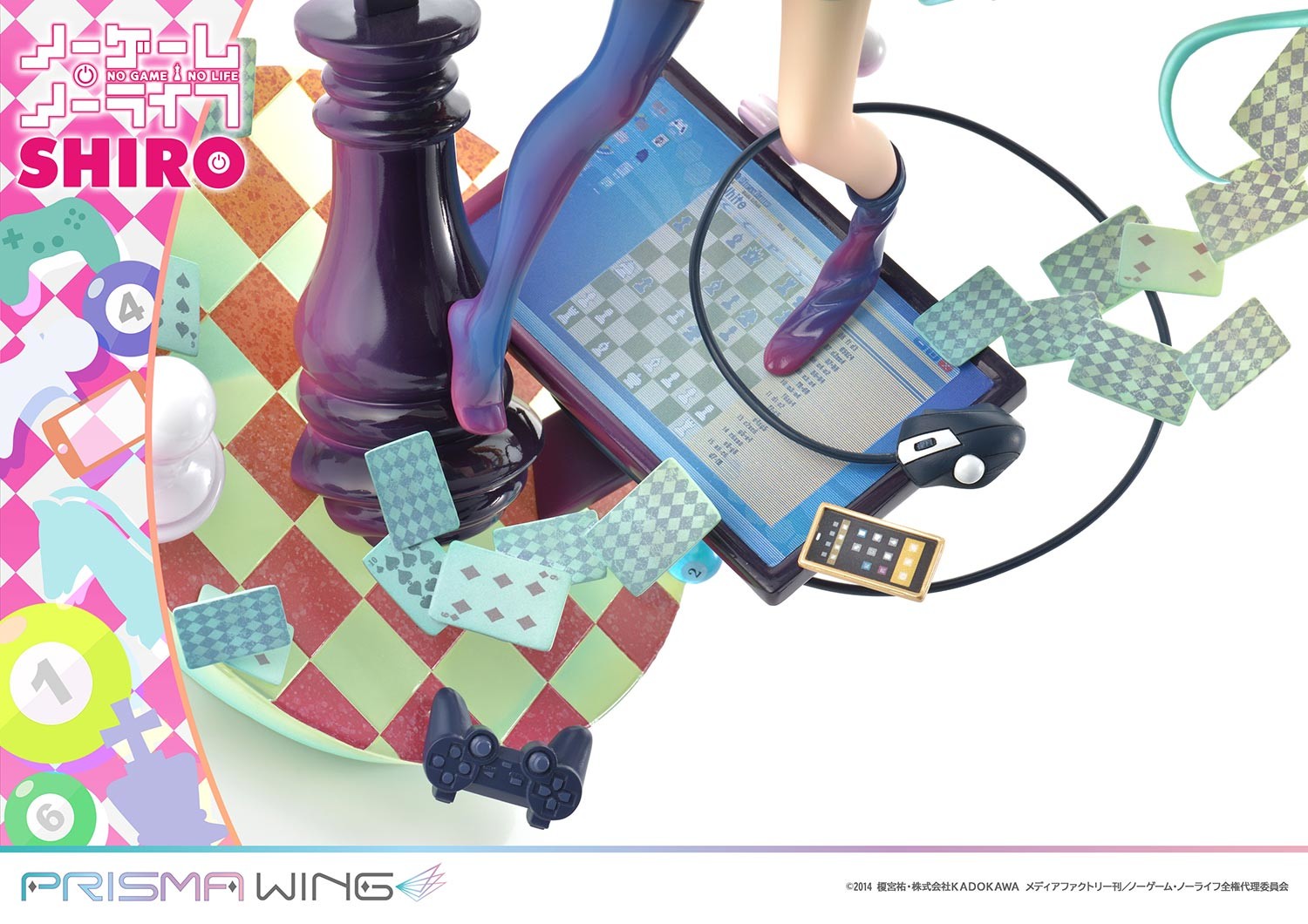 No Game No Life - Shiro - Prisma Wing  (PWNGNL-01P) - 1/7 (Prime 1 Studio) photo 25
