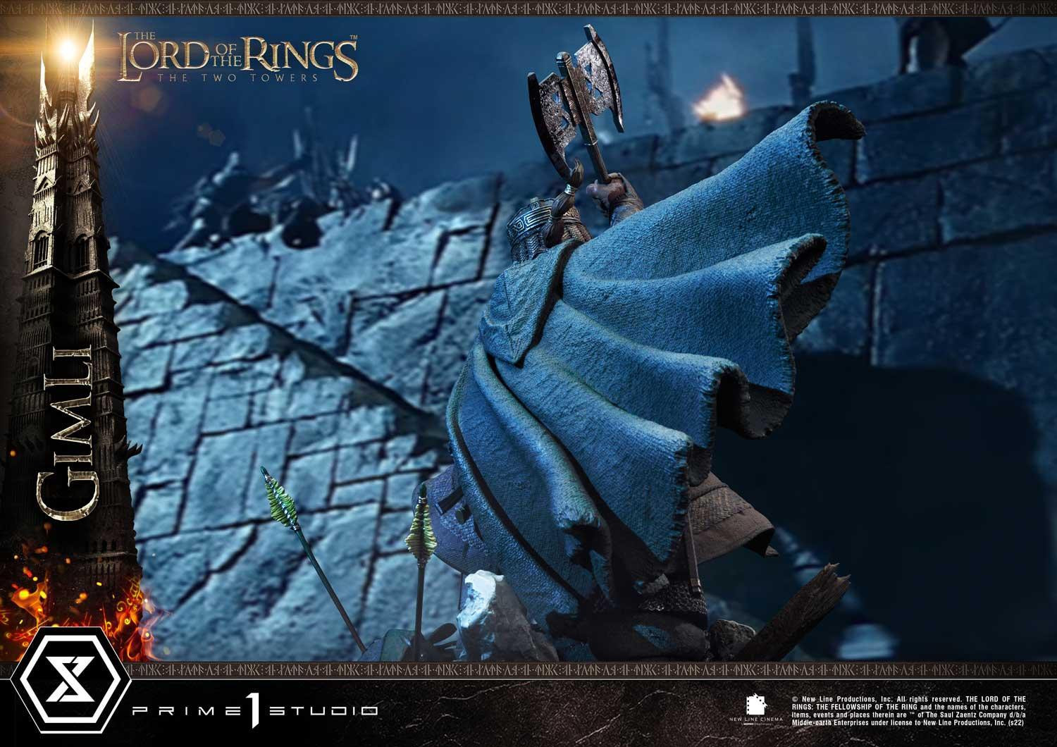 Lord of the Rings: The Two Towers - Gimli - Uruk-hai - Premium Masterline (PMLOTR-09) - 1/4 (Prime 1 Studio) photo 5