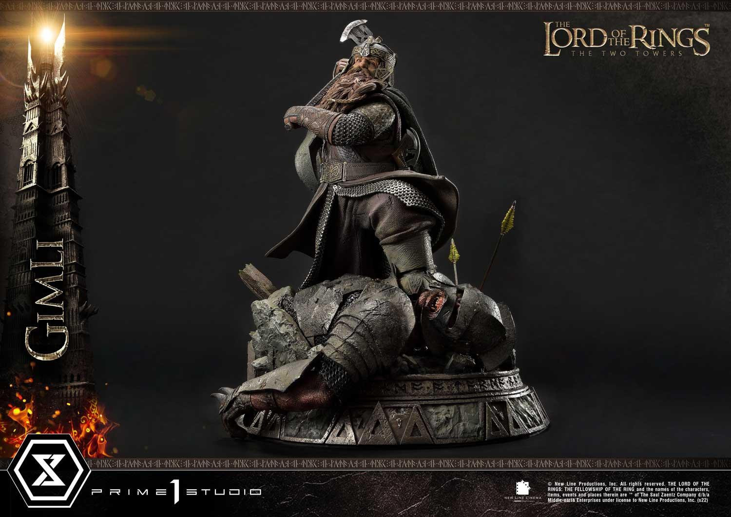 Lord of the Rings: The Two Towers - Gimli - Uruk-hai - Premium Masterline (PMLOTR-09) - 1/4 (Prime 1 Studio) photo 14