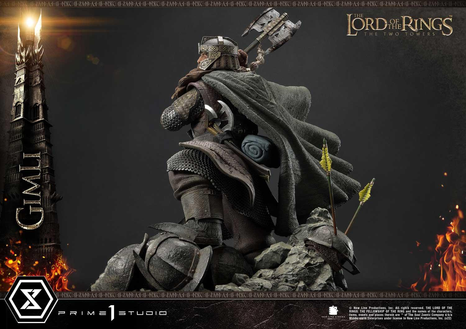 Lord of the Rings: The Two Towers - Gimli - Uruk-hai - Premium Masterline (PMLOTR-09) - 1/4 (Prime 1 Studio) photo 15