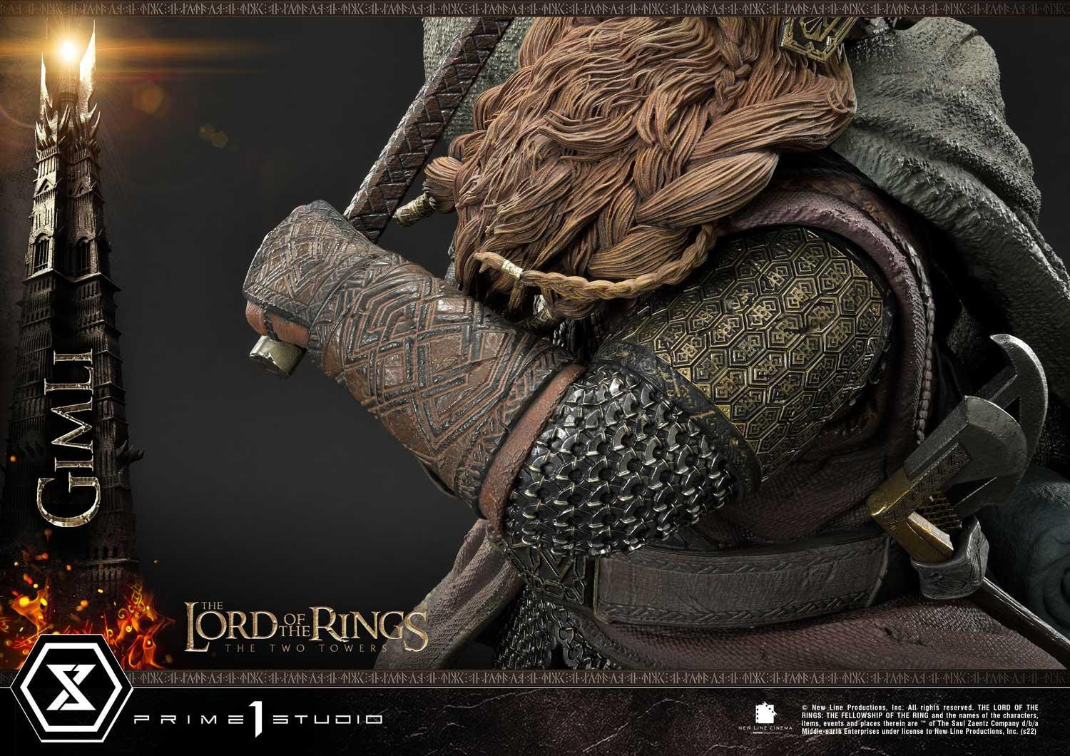 Lord of the Rings: The Two Towers - Gimli - Uruk-hai - Premium Masterline (PMLOTR-09) - 1/4 (Prime 1 Studio) photo 18