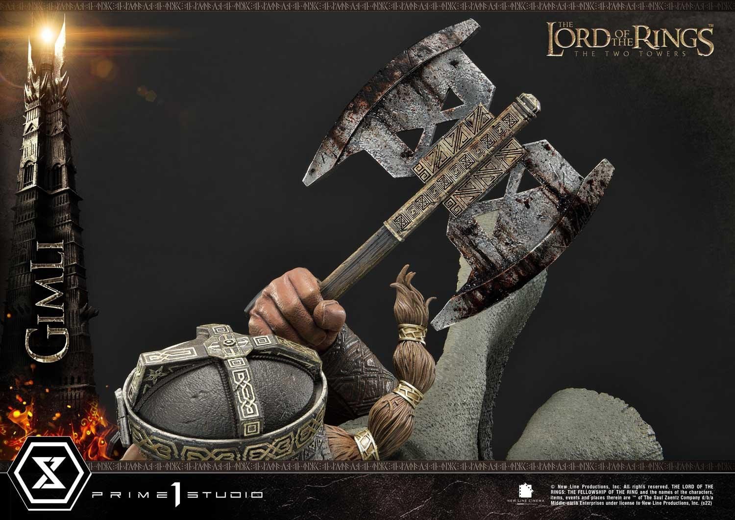 Lord of the Rings: The Two Towers - Gimli - Uruk-hai - Premium Masterline (PMLOTR-09) - 1/4 (Prime 1 Studio) photo 21