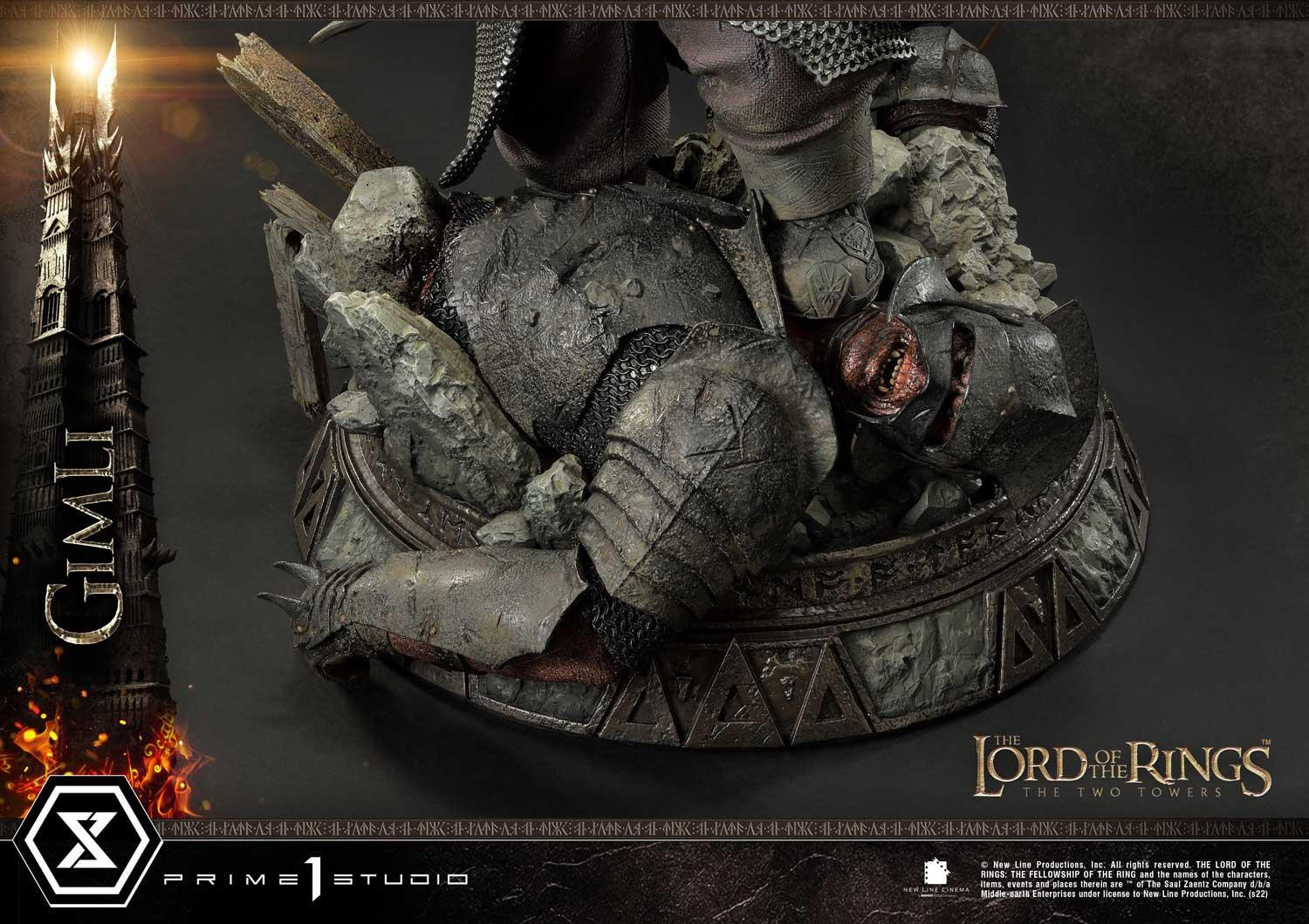 Lord of the Rings: The Two Towers - Gimli - Uruk-hai - Premium Masterline (PMLOTR-09) - 1/4 (Prime 1 Studio) photo 23