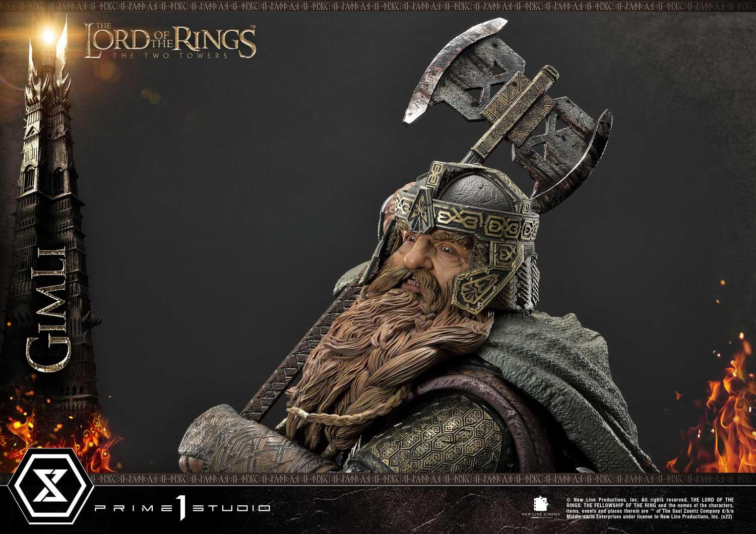 Lord of the Rings: The Two Towers - Gimli - Uruk-hai - Premium Masterline (PMLOTR-09) - 1/4 (Prime 1 Studio) photo 36