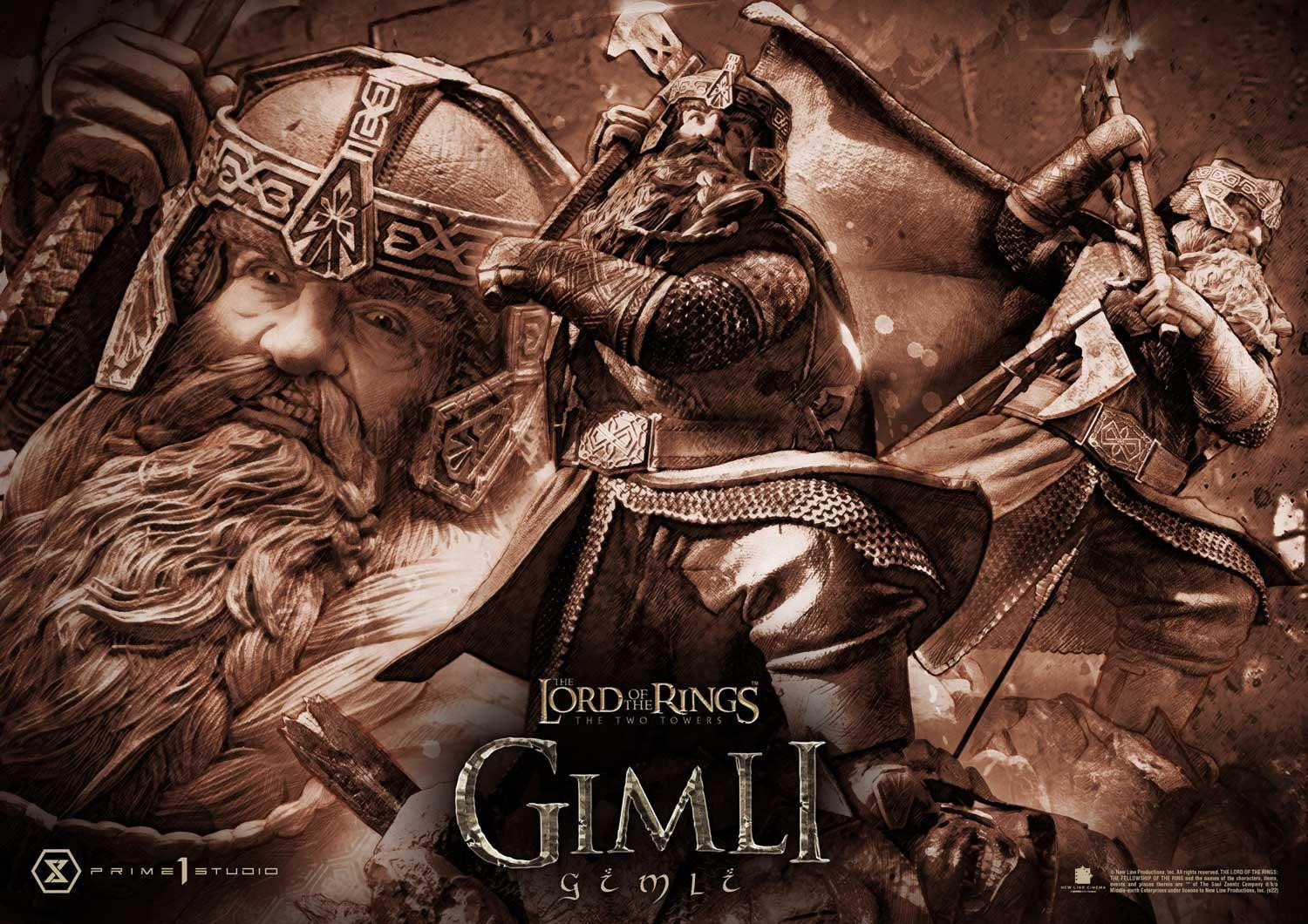 Lord of the Rings: The Two Towers - Gimli - Uruk-hai - Premium Masterline (PMLOTR-09) - 1/4 (Prime 1 Studio) photo 38