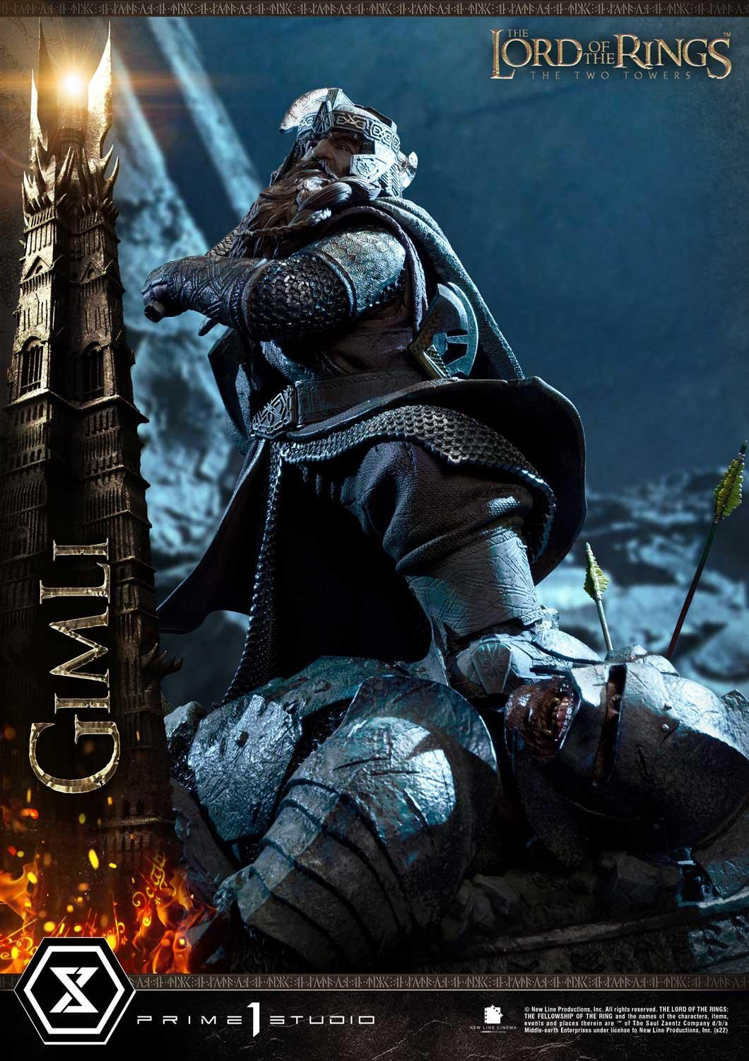 Lord of the Rings: The Two Towers - Gimli - Uruk-hai - Premium Masterline (PMLOTR-09) - 1/4 (Prime 1 Studio) photo 39