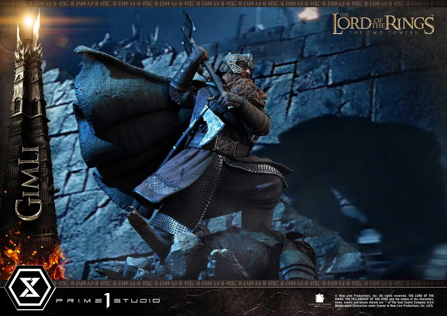 Lord of the Rings: The Two Towers - Gimli - Uruk-hai - Premium Masterline (PMLOTR-09) - 1/4 (Prime 1 Studio) photo 45
