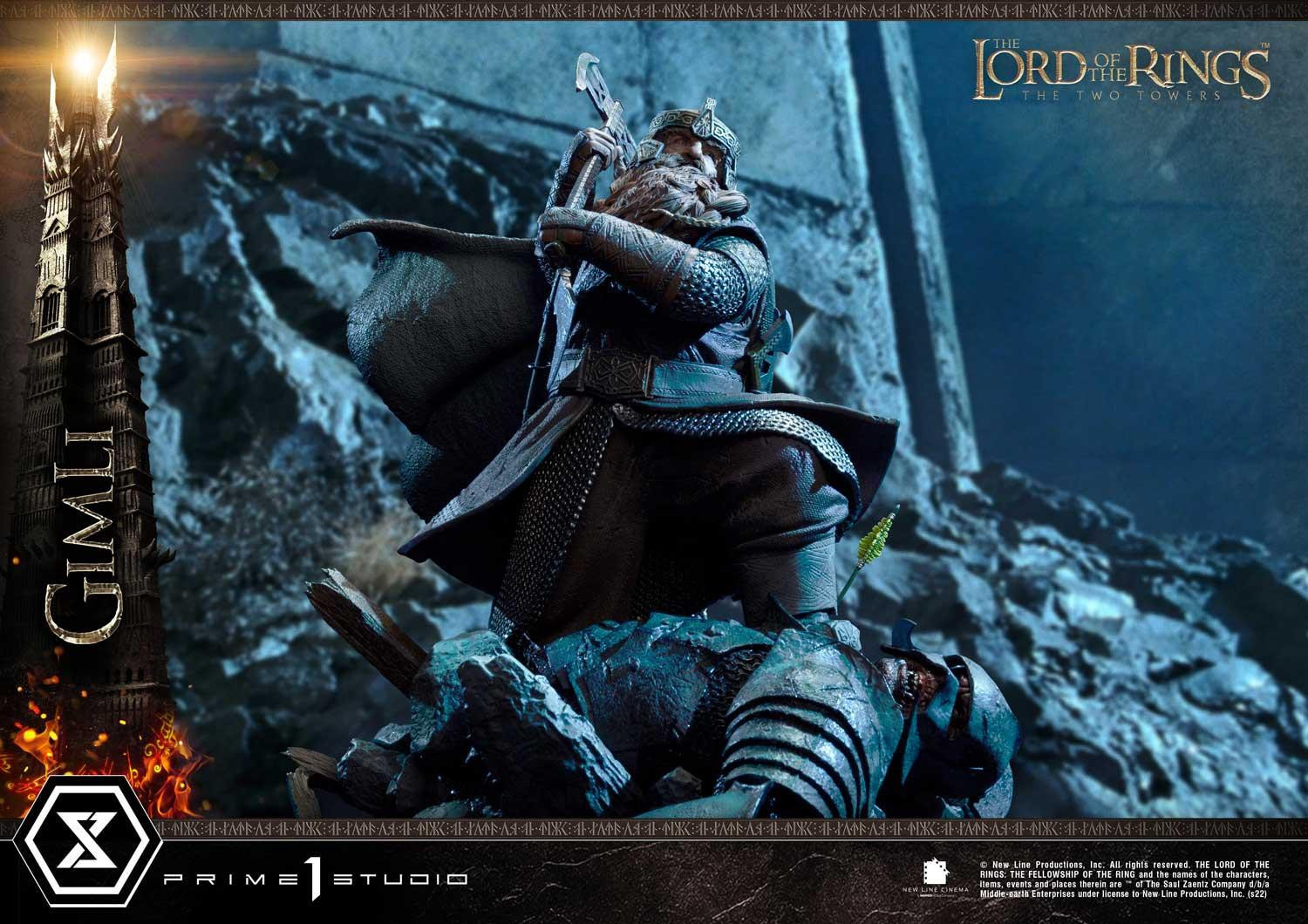 Lord of the Rings: The Two Towers - Gimli - Uruk-hai - Premium Masterline (PMLOTR-09) - 1/4 (Prime 1 Studio) photo 46