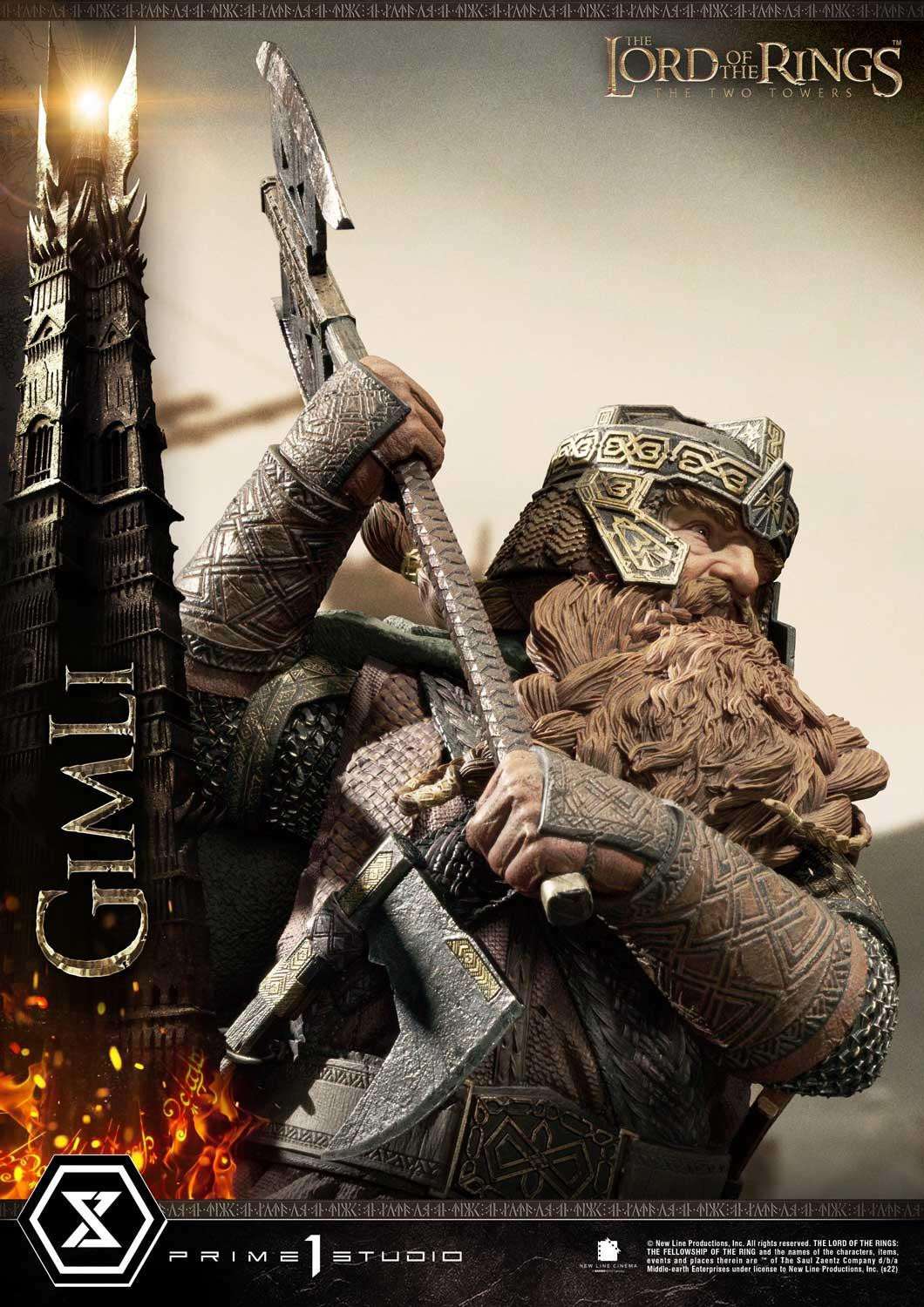Lord of the Rings: The Two Towers - Gimli - Uruk-hai - Premium Masterline (PMLOTR-09) - 1/4 (Prime 1 Studio) photo 47