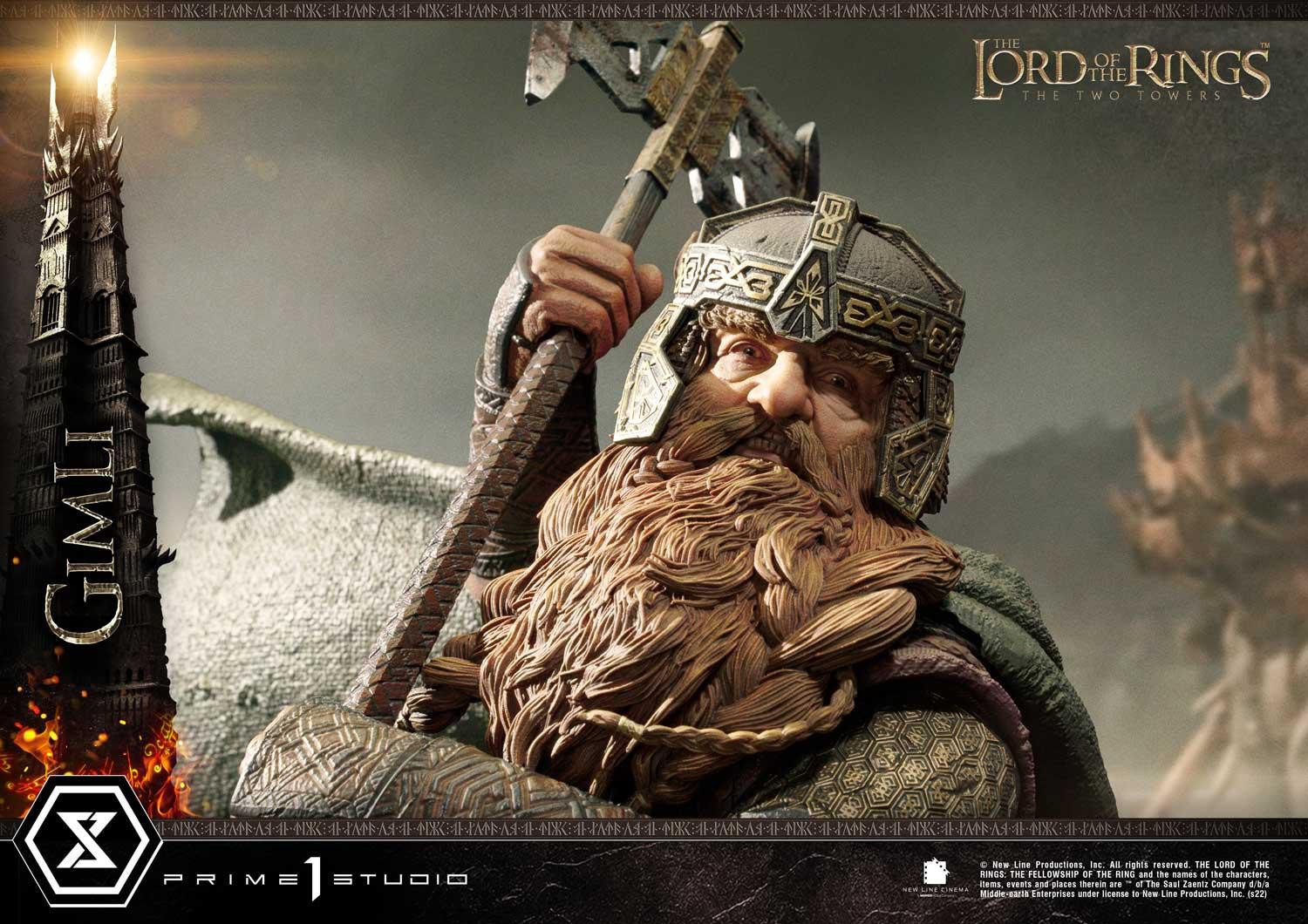 Lord of the Rings: The Two Towers - Gimli - Uruk-hai - Premium Masterline (PMLOTR-09) - 1/4 (Prime 1 Studio) photo 49