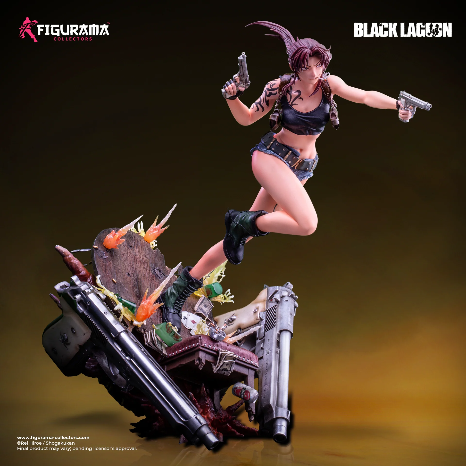 Black Lagoon - Revy - Elite Solo Statue - 1/4 (Figurama Collectors)