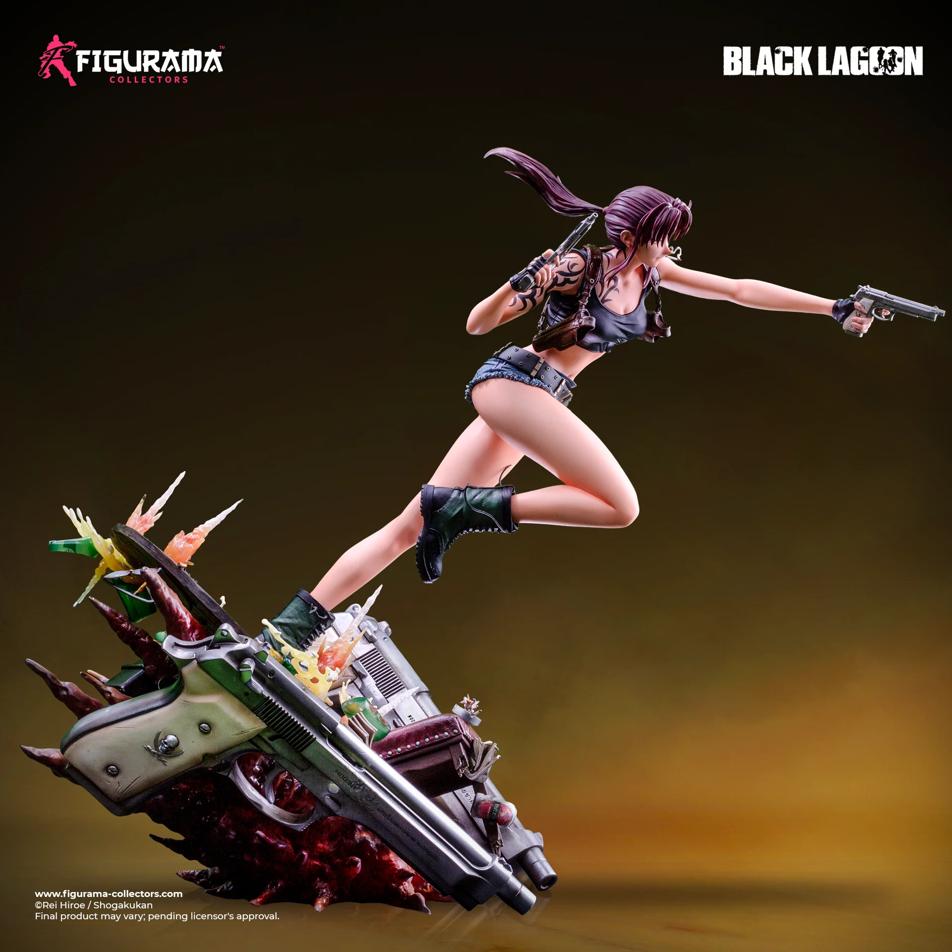 Black Lagoon - Revy - Elite Solo Statue - 1/4 (Figurama Collectors) photo 10