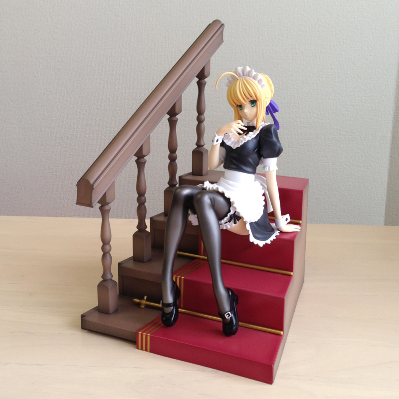 Fate/Hollow Ataraxia - Altria Pendragon - 1/7 - Saber, Mousou Maid Ver. (PLUM)