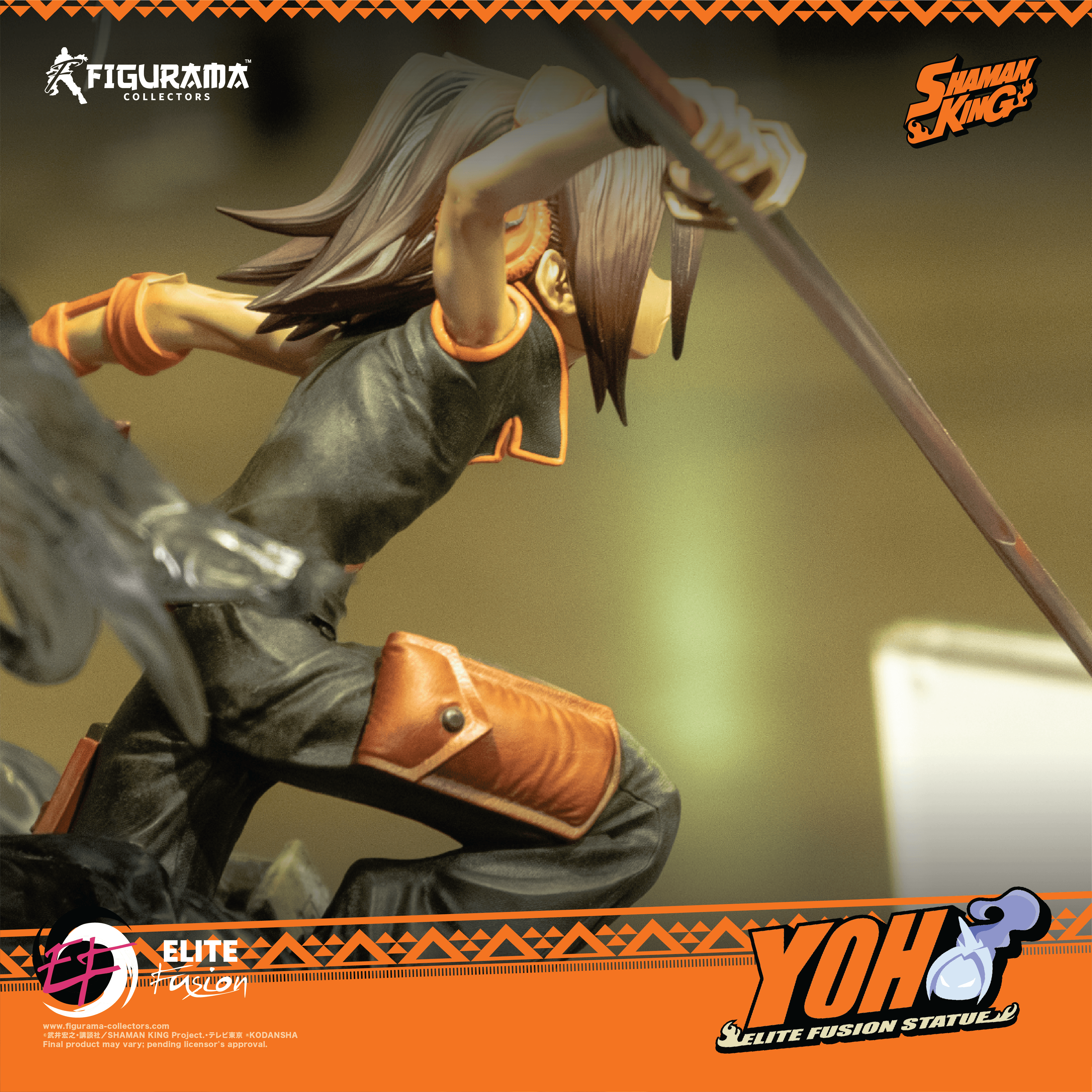 Shaman King - Amidamaru - Asakura Yoh - Elite Fusion Statue - 1/6 (Figurama Collectors) photo 11