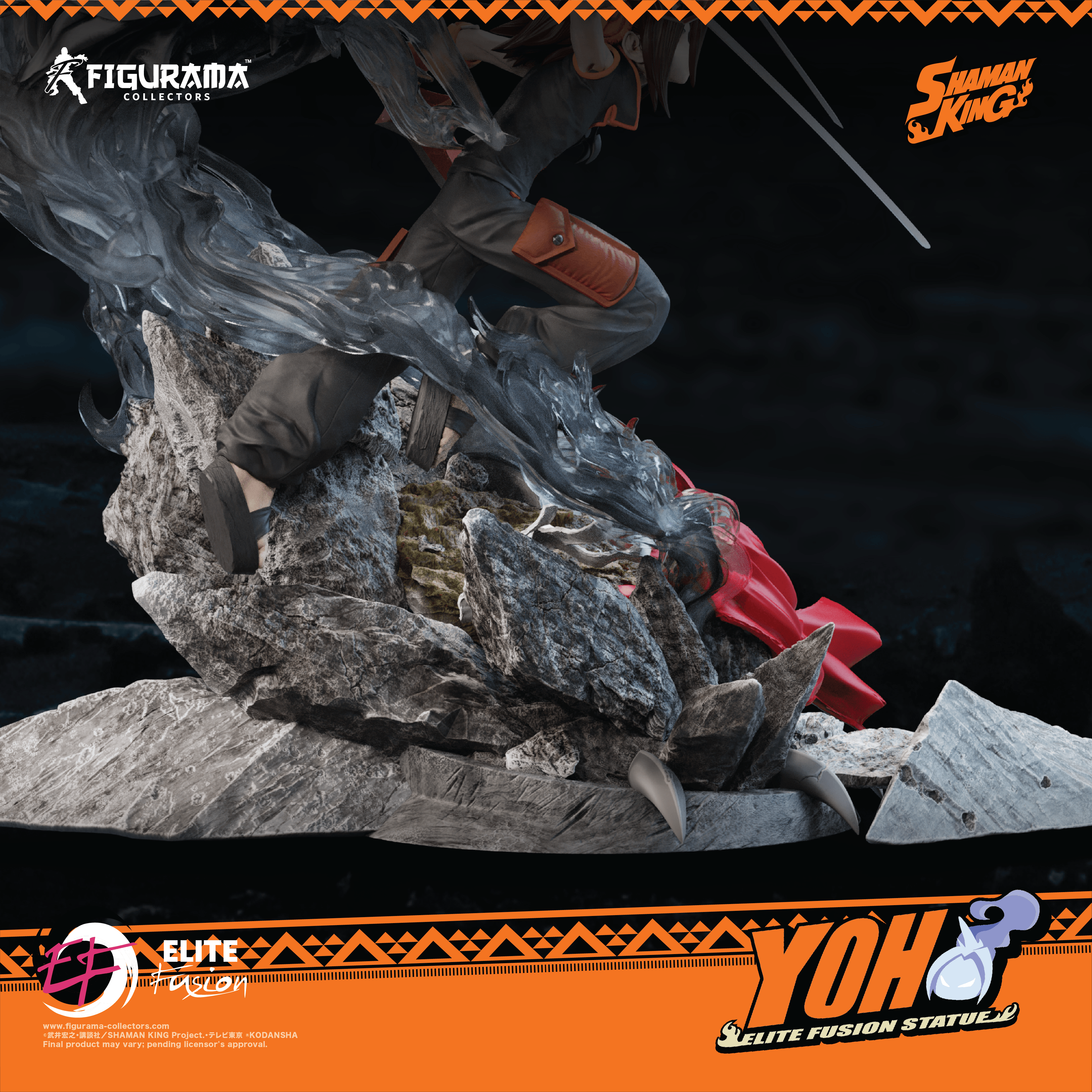 Shaman King - Amidamaru - Asakura Yoh - Elite Fusion Statue - 1/6 (Figurama Collectors) photo 13