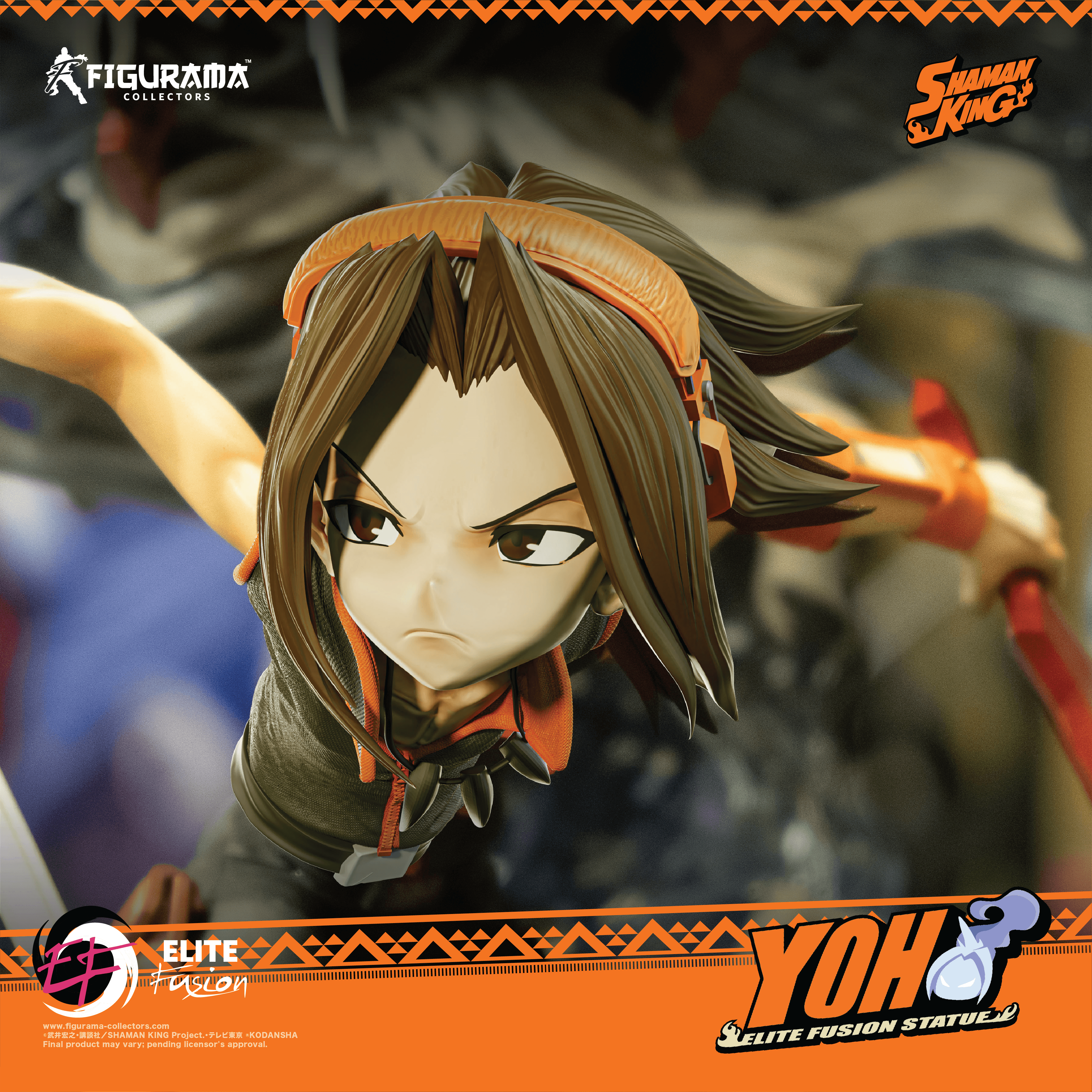 Shaman King - Amidamaru - Asakura Yoh - Elite Fusion Statue - 1/6 (Figurama Collectors) photo 16