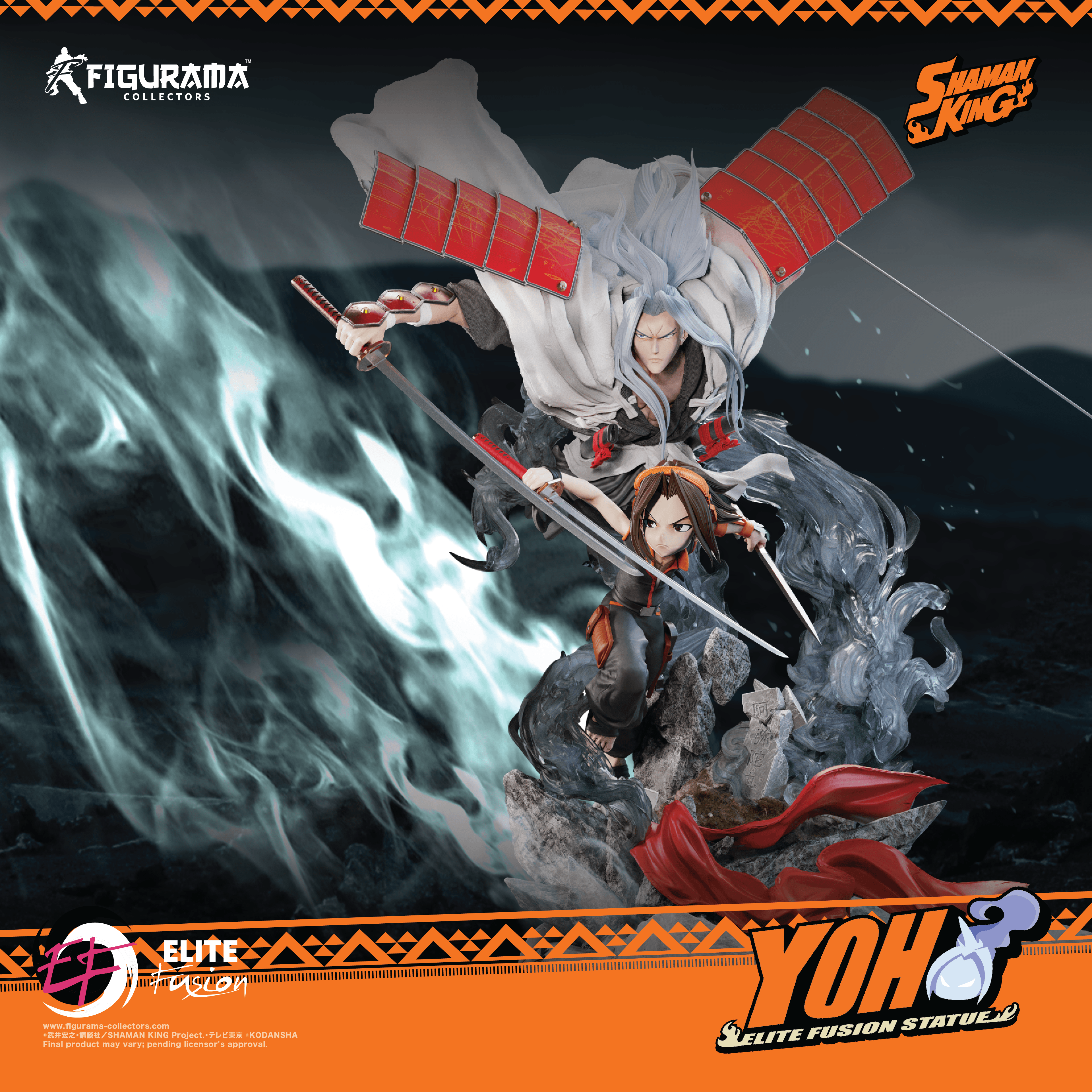 Shaman King - Amidamaru - Asakura Yoh - Elite Fusion Statue - 1/6 (Figurama Collectors) photo 18