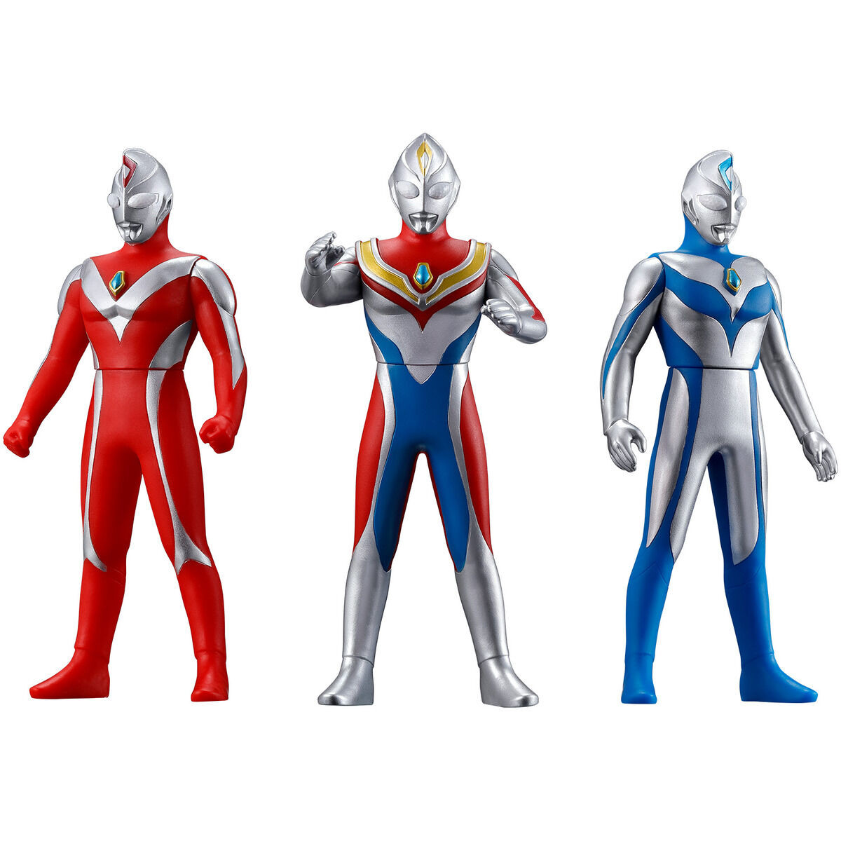 Ultraman Dyna - Ultra Hero Series (2016)  (EX) - 25th Anniversary Set - Miracle Type (Bandai)