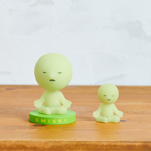 Smiski - Bobblehead - Smiski Bobbing Head - Smiski Lotus Pose (Dreams) photo 4