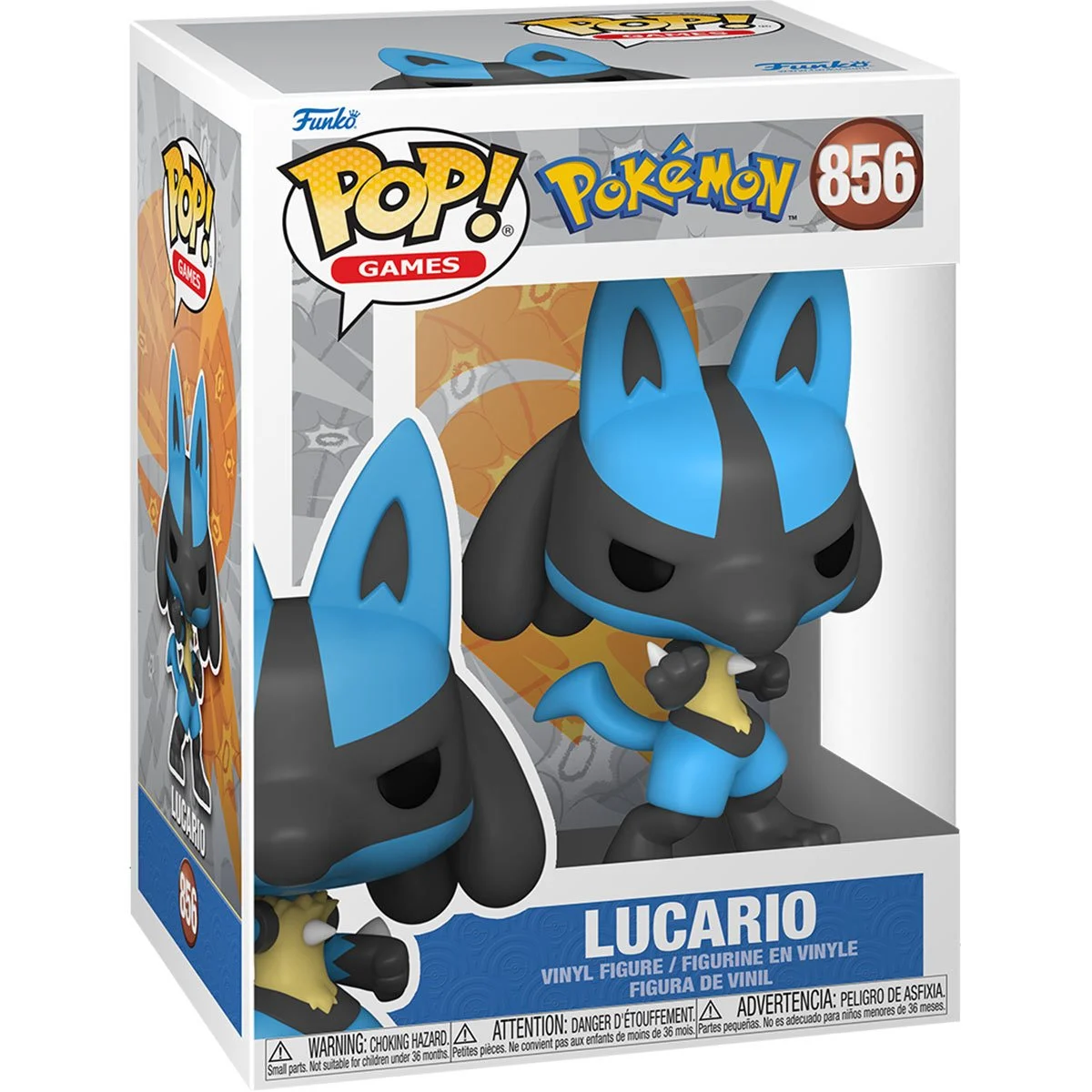 Pocket Monsters - Lucario - POP! Games  (856) - POP! Pokémon - POP! Vinyl (Funko Toys)