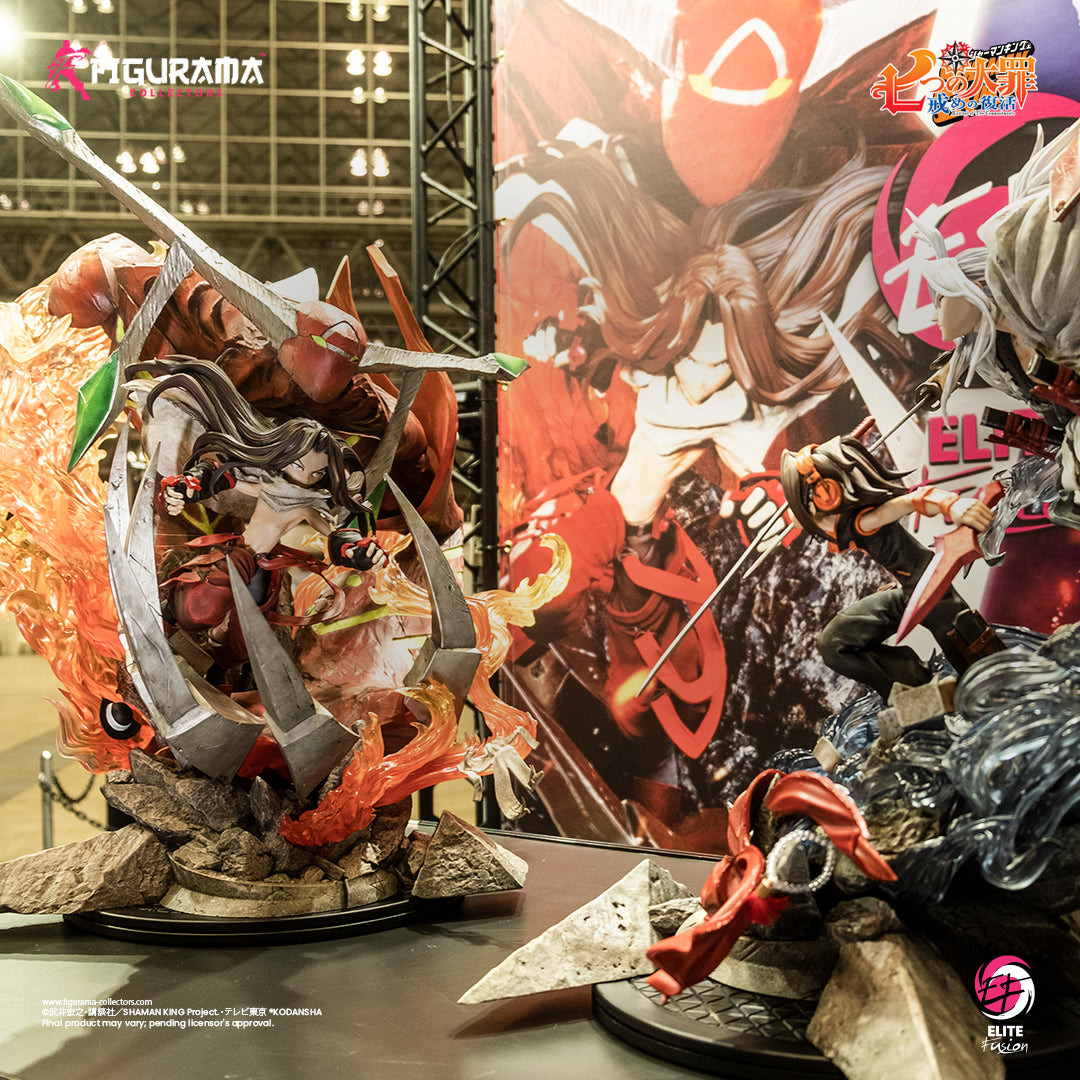 Shaman King - Asakura Hao - Spirit of Fire - Elite Fusion Statue - 1/6 (Figurama Collectors) photo 6