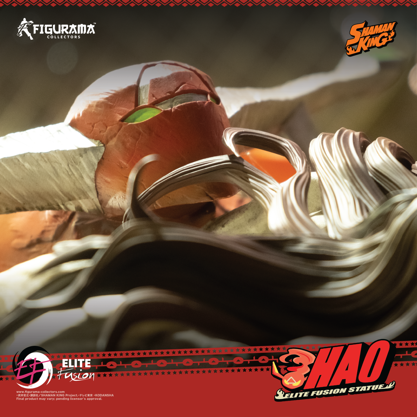 Shaman King - Asakura Hao - Spirit of Fire - Elite Fusion Statue - 1/6 (Figurama Collectors) photo 12