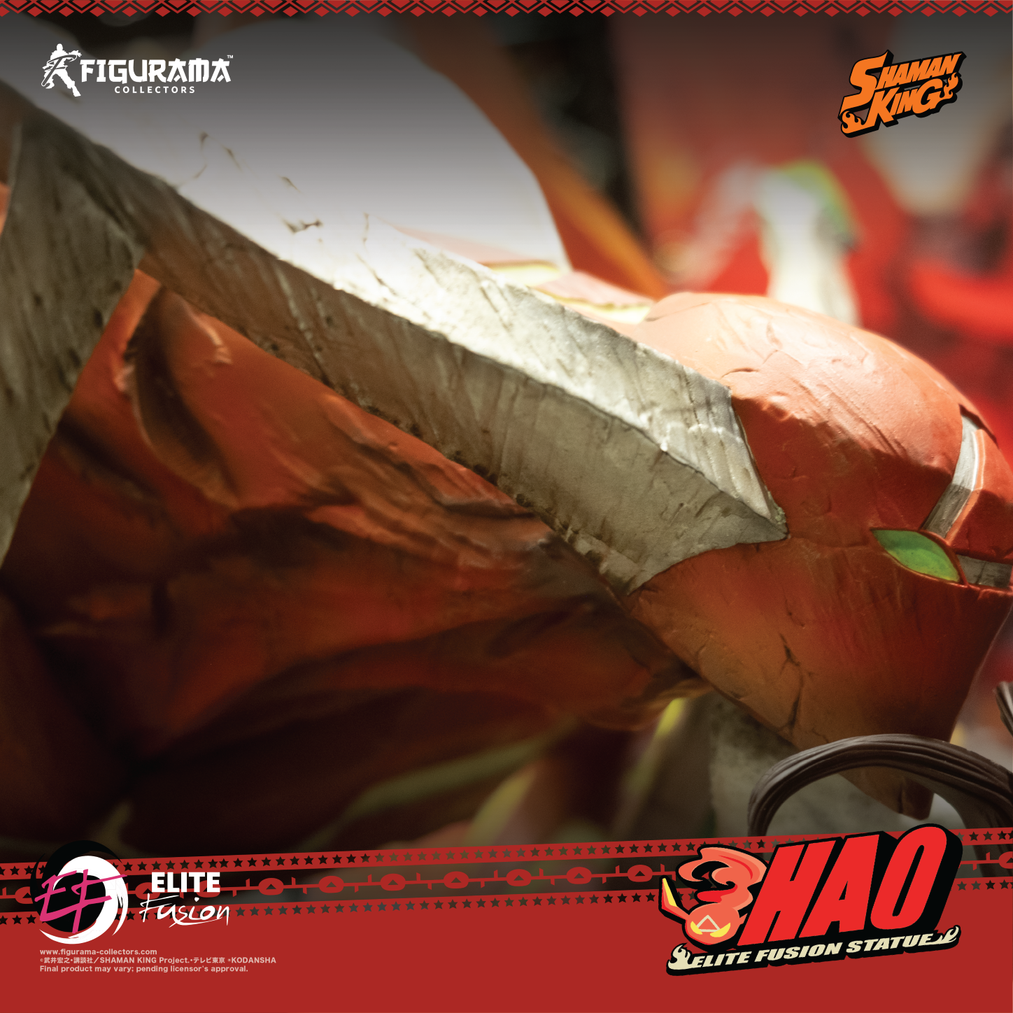 Shaman King - Asakura Hao - Spirit of Fire - Elite Fusion Statue - 1/6 (Figurama Collectors) photo 13