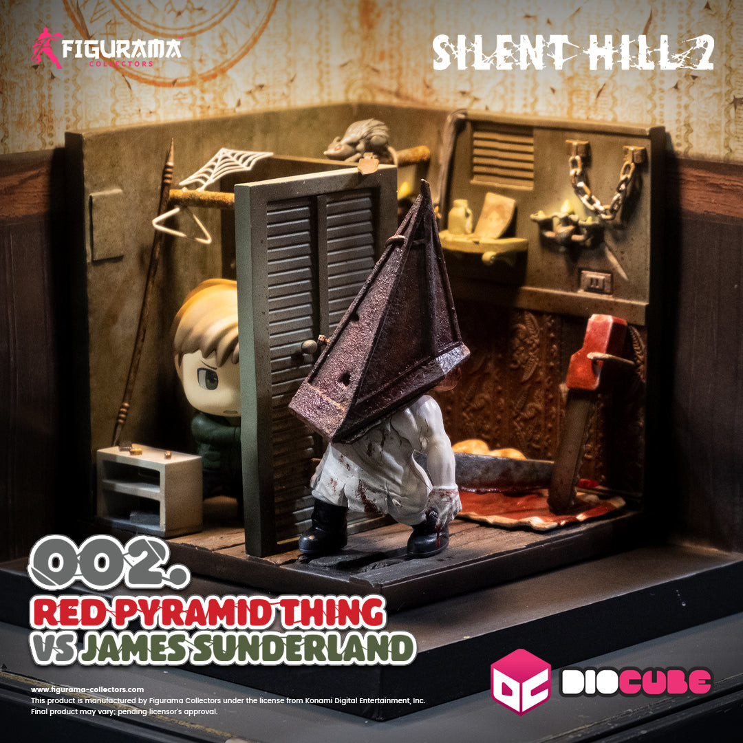 Silent Hill 2 - Bubble Head Nurse - James Sunderland - Red Pyramid Thing - DioCube  (#002) (Figurama Collectors) photo 2