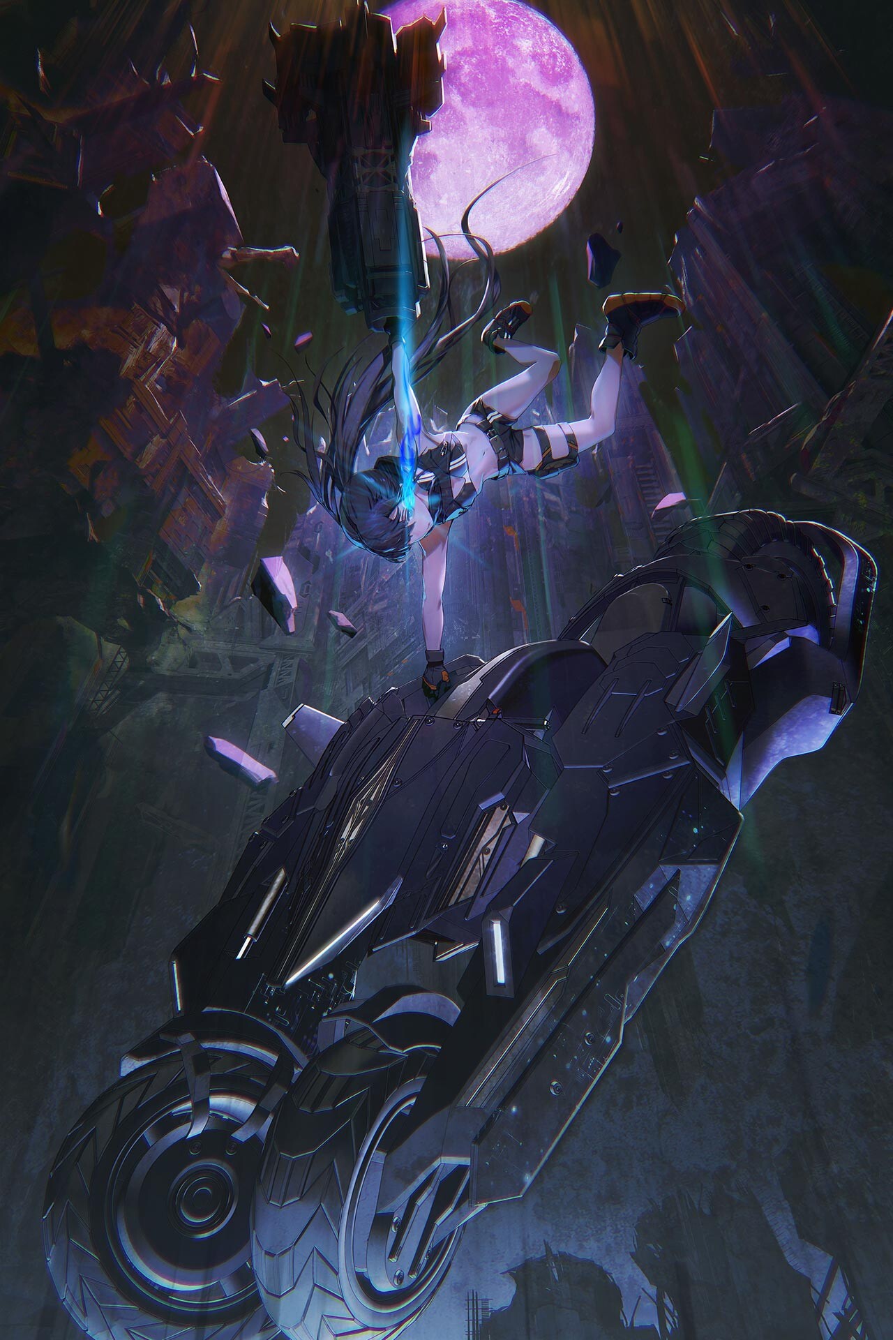 Black★★Rock Shooter: Dawn Fall - Black ★ Rock Shooter - Teaser Visual ver. (Spiritale, Wing) photo 17
