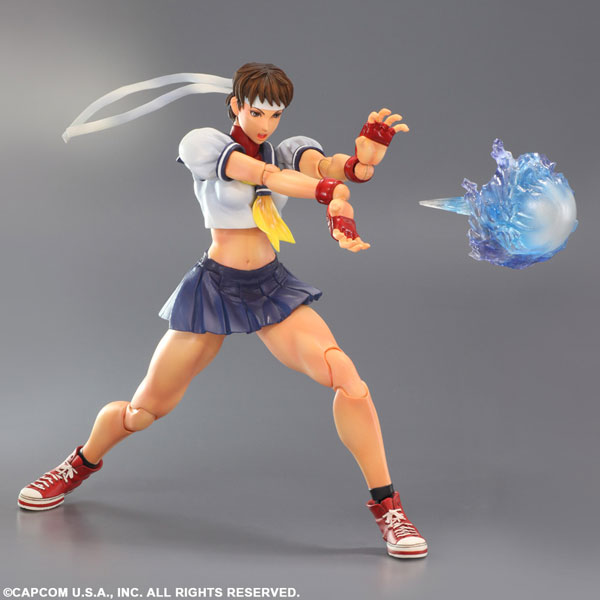 Super Street Fighter IV: Arcade Edition - Kasugano Sakura - Play Arts Kai (Square Enix)