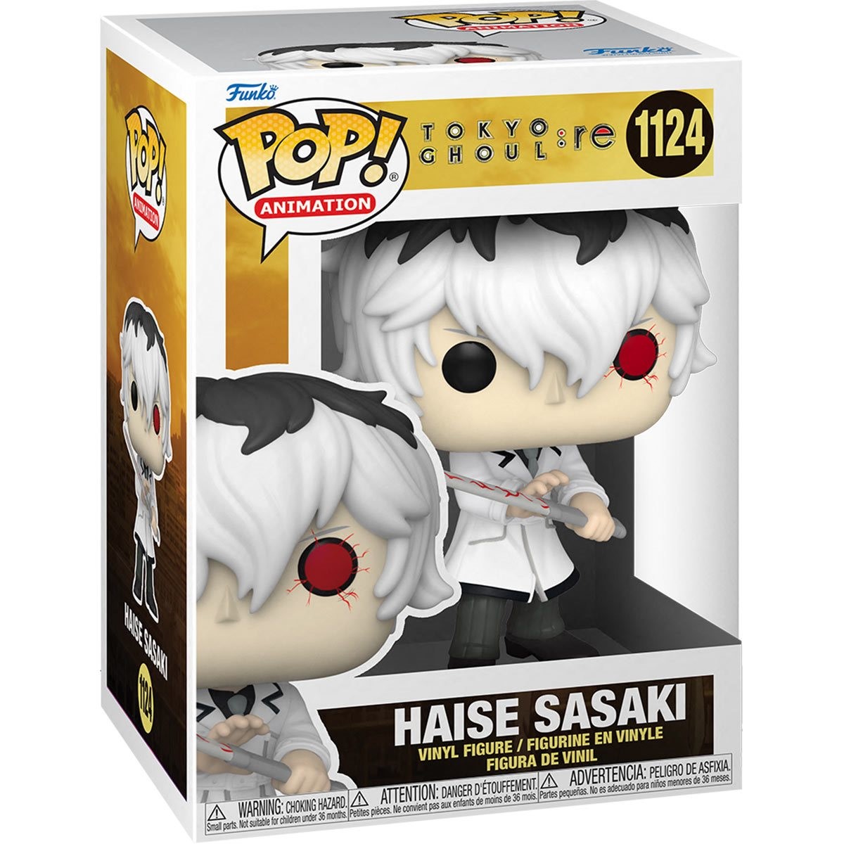 Tokyo Ghoul:re - Sasaki Haise - POP! Animation  (1124) - POP! Vinyl (Funko Toys)