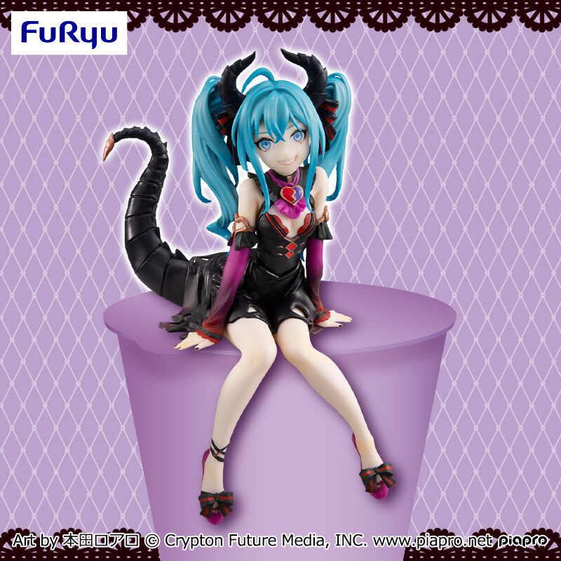 Piapro Characters - Hatsune Miku - Noodle Stopper Figure - Villain Color Variation ver. (FuRyu)