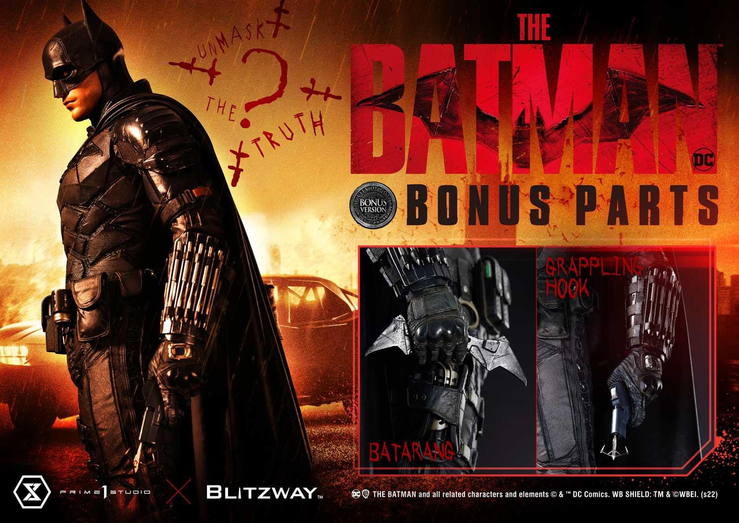 The Batman - Batman - Bruce Wayne - Museum Masterline Series (MMTBM-03S) - 1/3 - Bonus Version (Blitzway, Prime 1 Studio) photo 56
