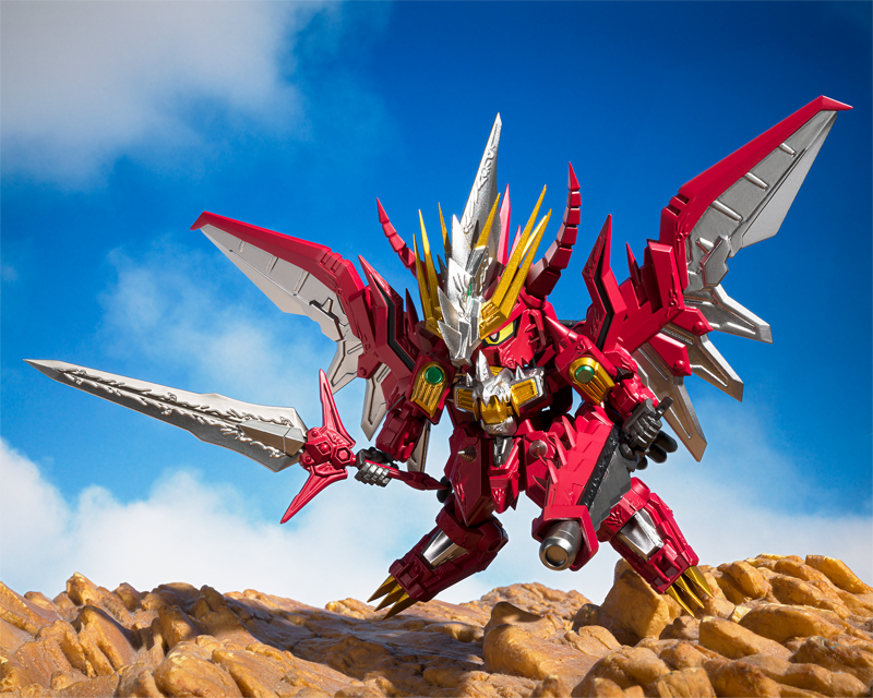 Gundlander III Ryuu no Shugoshin-Hen - Red Lander - SD Gundam Glitter Maisou - Continue (Bandai Spirits) photo 4