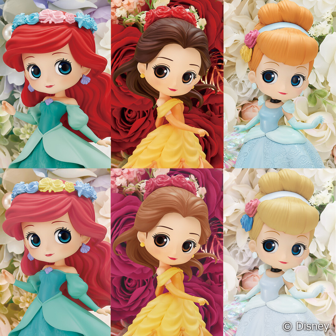 Cinderella - Q Posket - Q Posket Disney Characters - Q posket Disney Characters flower style - A (Bandai Spirits)