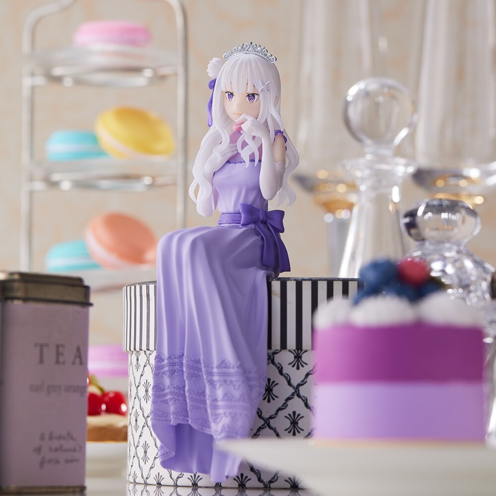 Re:Zero kara Hajimeru Isekai Seikatsu - Emilia - Premium Chokonose Figure - Lost in Memories, Dressed-Up Party Ver. (SEGA) photo 3