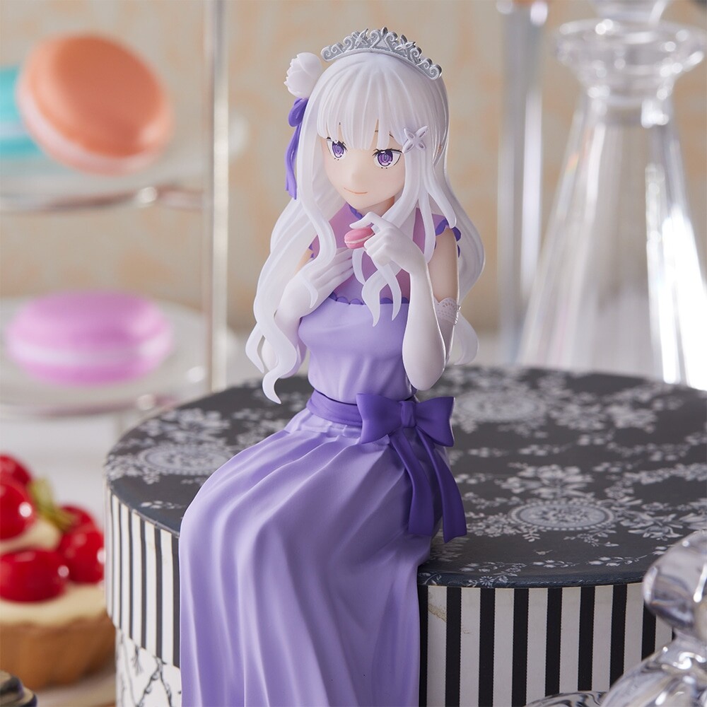 Re:Zero kara Hajimeru Isekai Seikatsu - Emilia - Premium Chokonose Figure - Lost in Memories, Dressed-Up Party Ver. (SEGA) photo 4