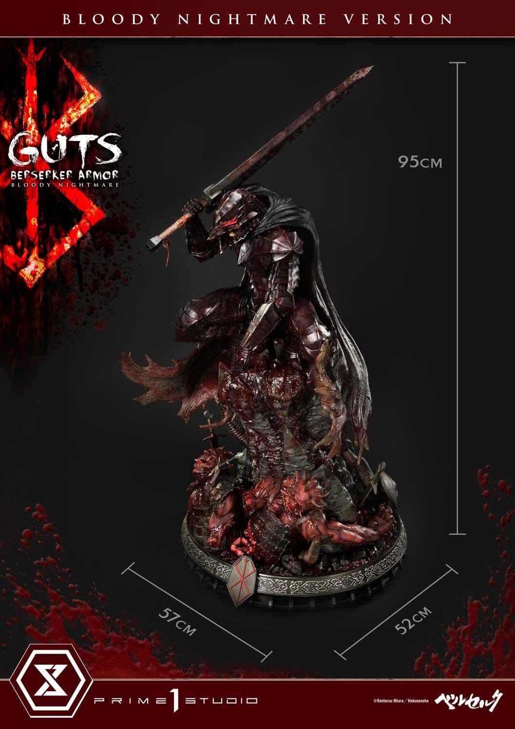Berserk - Daka - Guts - Ultimate Premium Masterline  (UPMBR-04BN) - 1/4 - Berserker Armor, Bloody Nightmare (Prime 1 Studio) photo 24