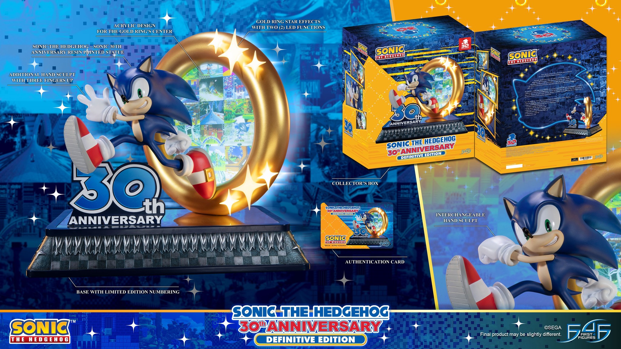 Sonic the Hedgehog - Sonic 30th Anniversary - Definitive Edition (First 4 Figures) photo 7
