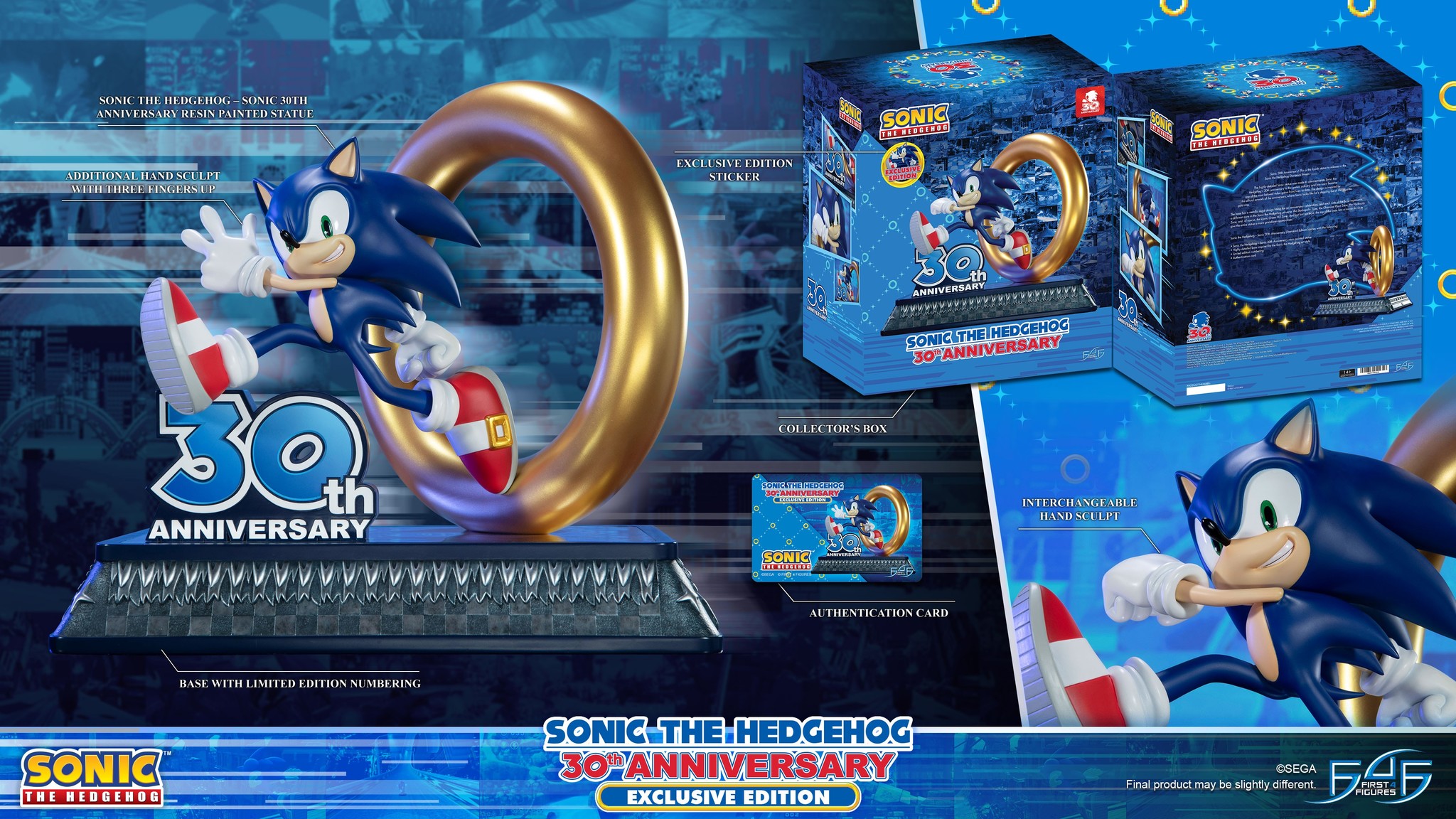 Sonic the Hedgehog - Sonic 30th Anniversary - Exclusive Edition (First 4 Figures) photo 29