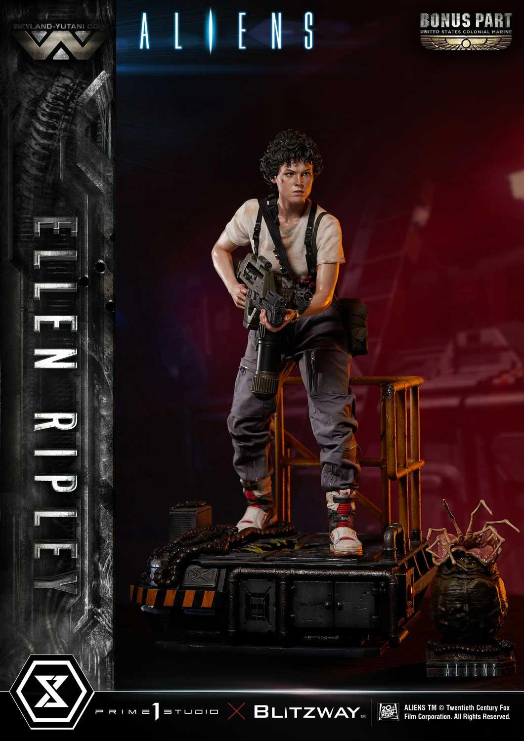 Aliens - Ellen Ripley - Facehugger - Ultimate Premium Masterline  (UPMAL-01S) - 1/4 - Bonus Version (Blitzway, Prime 1 Studio) photo 18
