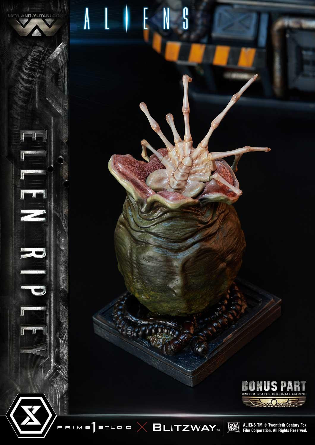 Aliens - Ellen Ripley - Facehugger - Ultimate Premium Masterline  (UPMAL-01S) - 1/4 - Bonus Version (Blitzway, Prime 1 Studio) photo 20