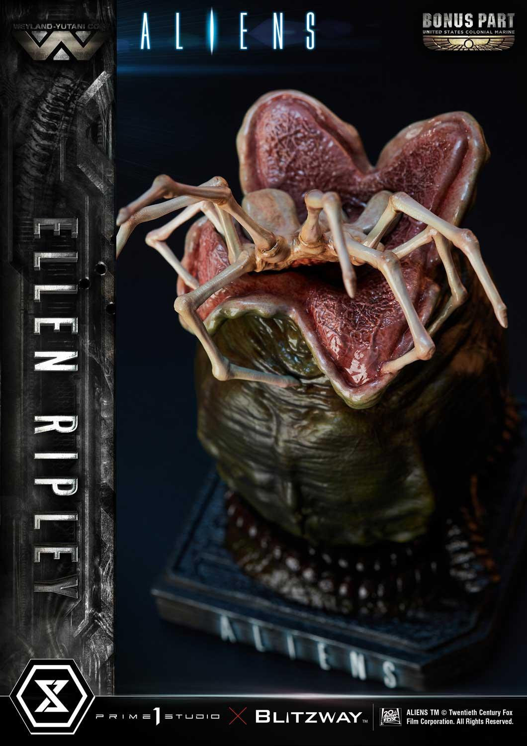 Aliens - Ellen Ripley - Facehugger - Ultimate Premium Masterline  (UPMAL-01S) - 1/4 - Bonus Version (Blitzway, Prime 1 Studio) photo 21