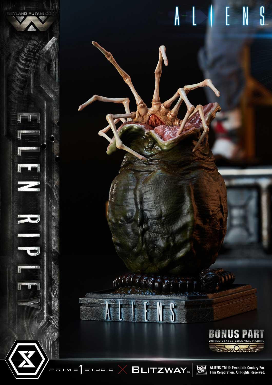 Aliens - Ellen Ripley - Facehugger - Ultimate Premium Masterline  (UPMAL-01S) - 1/4 - Bonus Version (Blitzway, Prime 1 Studio) photo 29