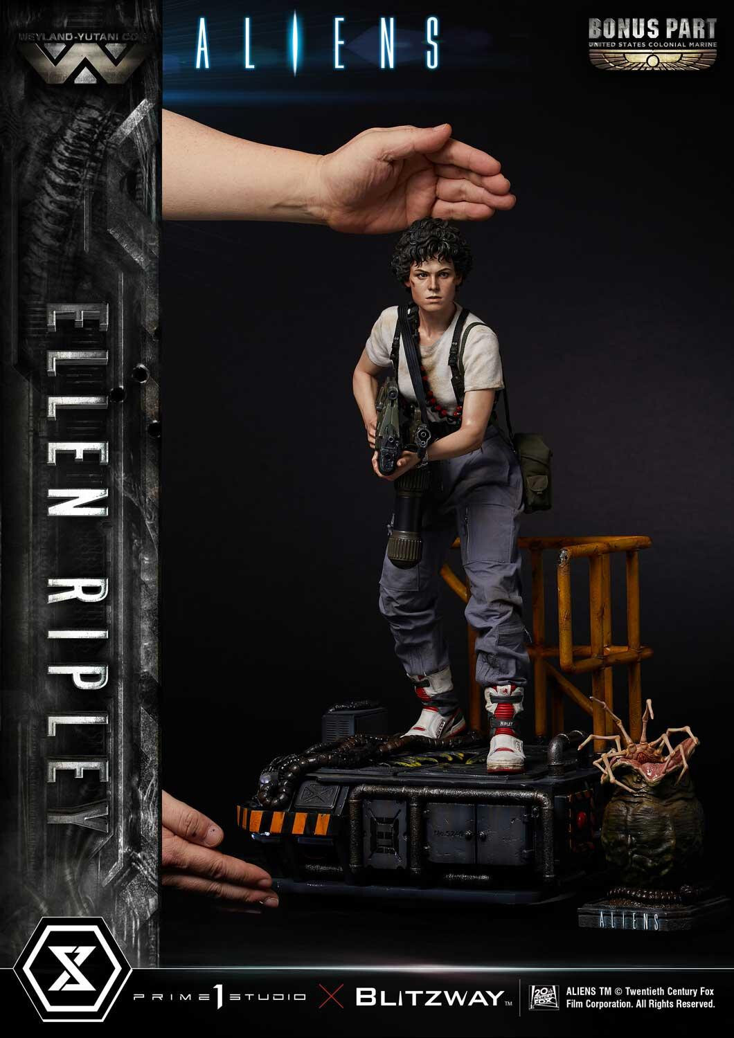 Aliens - Ellen Ripley - Facehugger - Ultimate Premium Masterline  (UPMAL-01S) - 1/4 - Bonus Version (Blitzway, Prime 1 Studio) photo 45
