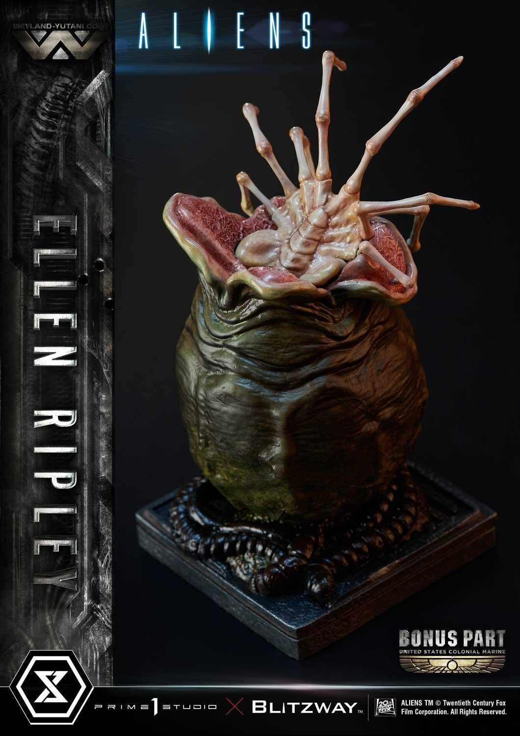 Aliens - Ellen Ripley - Facehugger - Ultimate Premium Masterline  (UPMAL-01S) - 1/4 - Bonus Version (Blitzway, Prime 1 Studio) photo 47