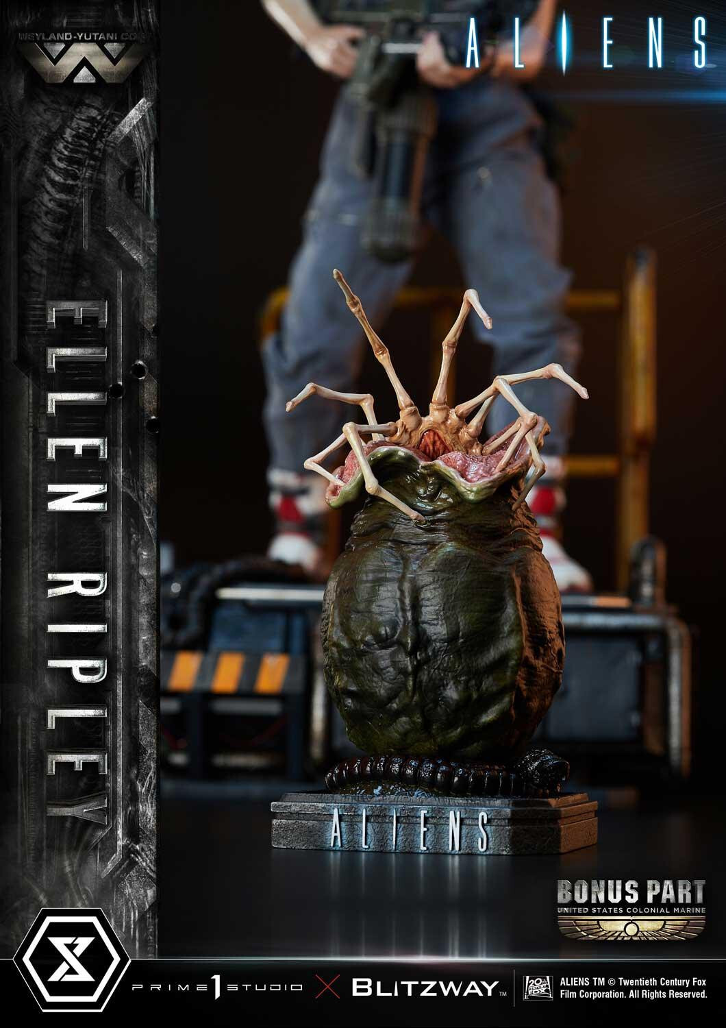 Aliens - Ellen Ripley - Facehugger - Ultimate Premium Masterline  (UPMAL-01S) - 1/4 - Bonus Version (Blitzway, Prime 1 Studio) photo 48