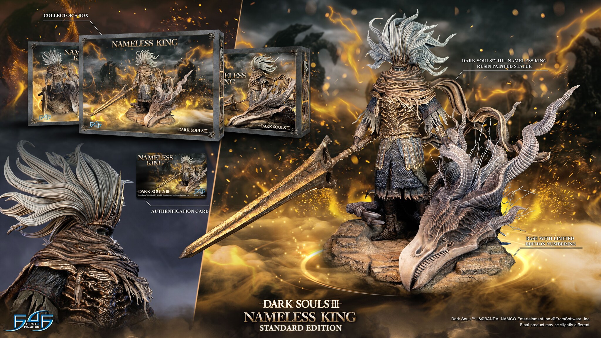 Dark Souls III - Mumei no Ou - Standard Edition (First 4 Figures) photo 7